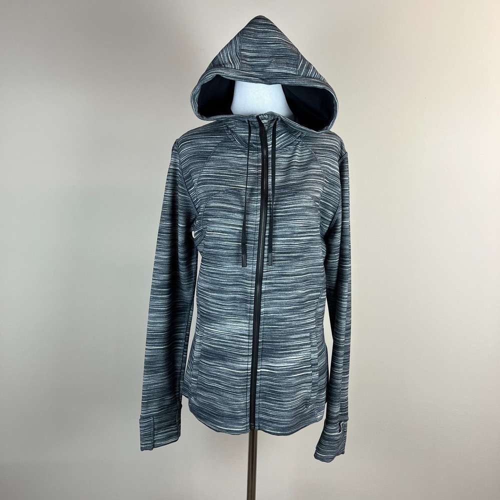 Lululemon Define Jacket Womens 14 Nulu Space Dye Hoodie Full Zip Athleisure Yoga